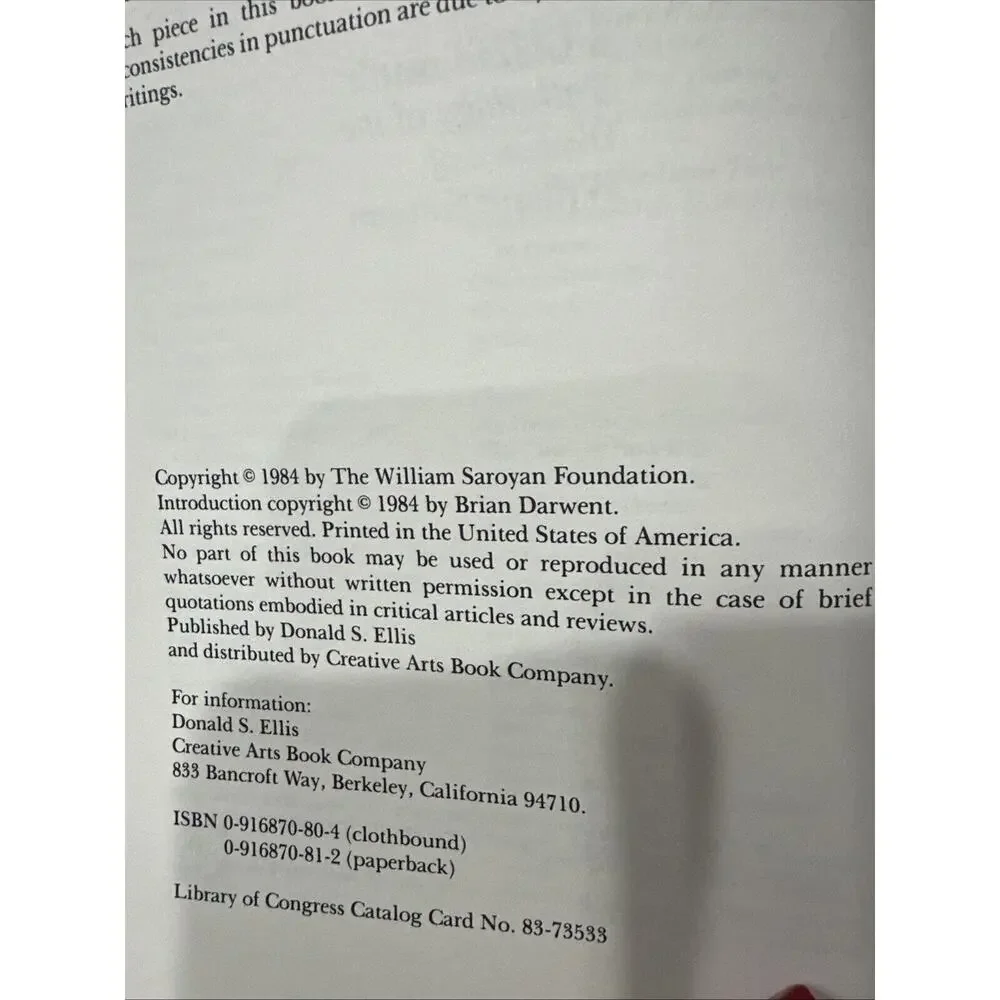 The New Saroyan Reader‎ : A Connoisseur's Anthology of the Writing